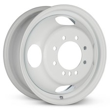 New 16 X 6 White Dually Steel Wheel Rim 2007-2024 Ford E350 E450 Super Duty New 16 X 6 White Dually Steel Wheel Rim 2007-2024 Ford E350 E450 Super Duty