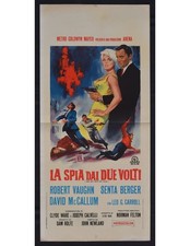 Poster The Spy With Two Faces Robert Vaughn Senta Berger Mc Callum B356