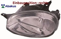 Abakus 442-1123R-LD-EM Hauptscheinwerfer Rechts Scheinwerfer FüR Opel