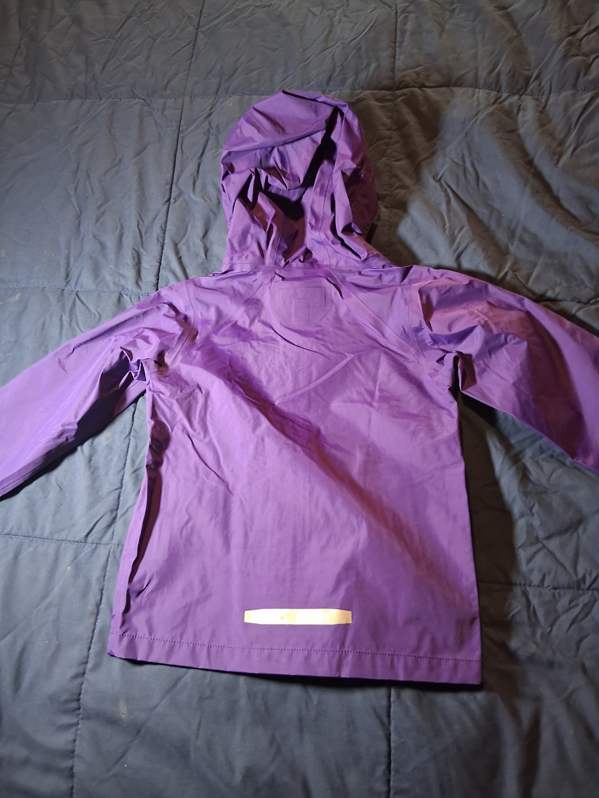 Patagonia H2No Magenta Purple Mesh Lined Hooded Rain Coat Jacket Girls 3T thumbnail 6