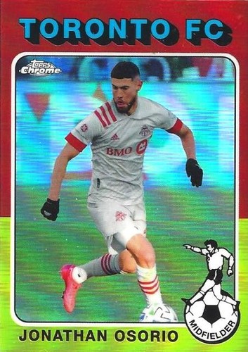 2021 Topps Chrome Major League Soccer '1975/76 Footballers' (TF75-11 - TF75-20)