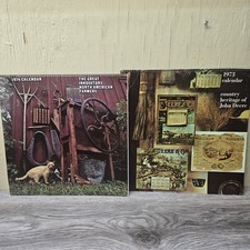 Vintage John Deere Calendar Lot 1973 1974 Farm Agriculture Dealer Advertising