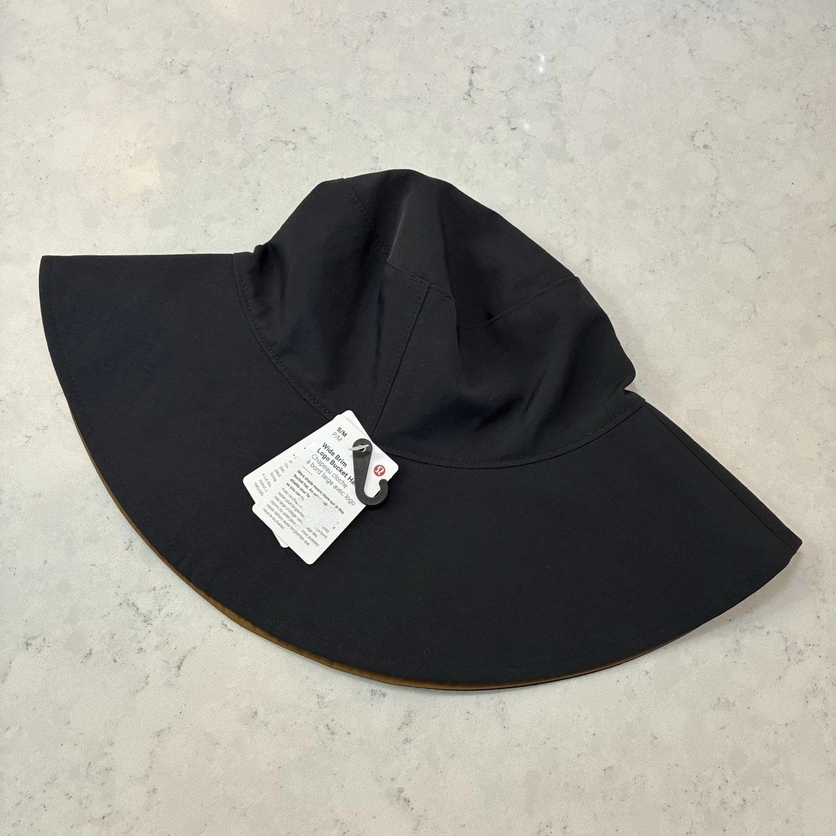 Lululemon Wide Brim Logo Bucket Hat Black Lululemon Patch Logo Bucket Hat Black Like | Mercari main image 4