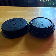 Canon FD to EOS Twist-On Lens Mount Adapter w/ Canon Lens Cap, Black