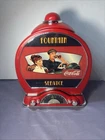 Vintage Coca-Cola Cookie Jar Radio- Polyconcept USA Kept In Box. Radio Works!!