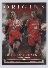 2023 Origins WNBA Roots of Greatness Cheyenne Parker-Tyus Rhyne Howard #5 1u5y