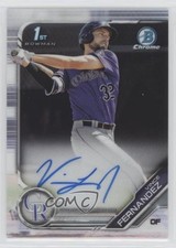 2019 Bowman Chrome Prospect Auto Vince Fernandez #CPA-VF Auto p7m