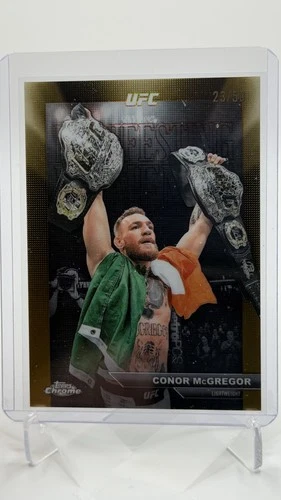 2026 Topps Chrome UFC Manifesting Moments Conor McGregor Gold /50 #MM-3