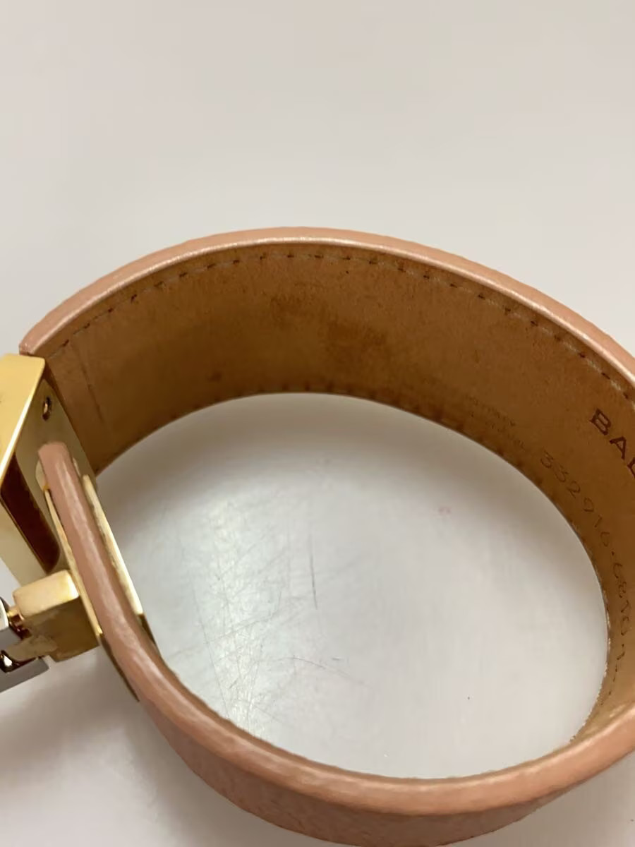 Balenciaga Bangle Leather Pnk Ladies 332916 LhE24 thumbnail 5