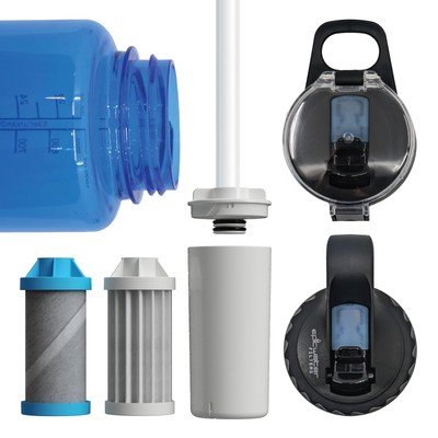 The Answer | Water Bottle Filter System Compatible with Hydro Flask/Yeti/Iron...