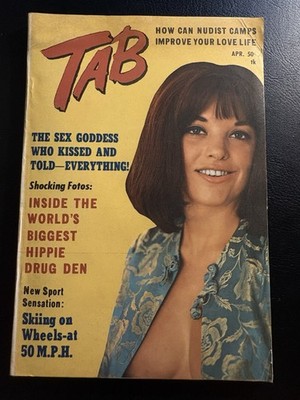 TAB Magazine April 1968 Vol 18 No 1 Hippie Drug Den Nudist Camps Men s Pocket
