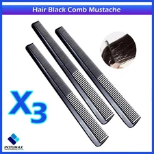3Pcs Pocket Hair Comb Beard & Mustache Combs for Men's Hair Beard Barber