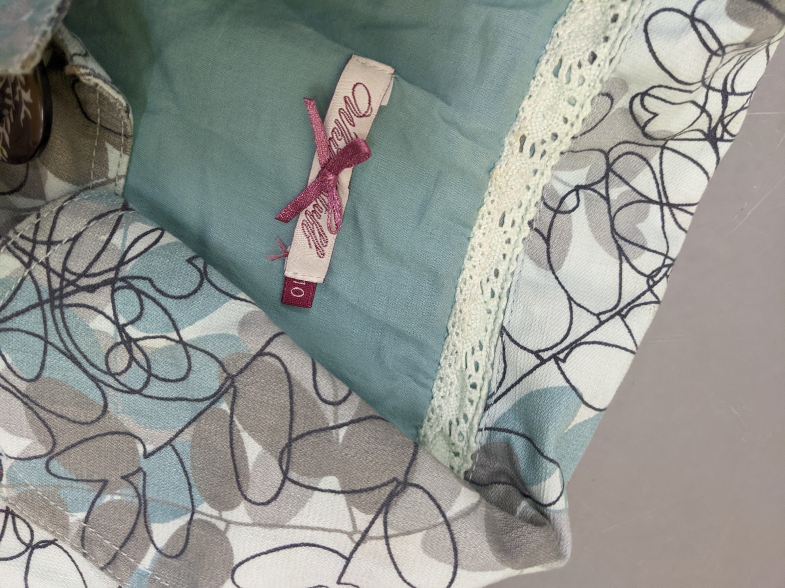 White Stuff Women Abstract Pattern Button Jacket … - image 2