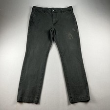 Levis Pants Mens 34x30 Olive Green Chino Performance Stretch Casual White Tab