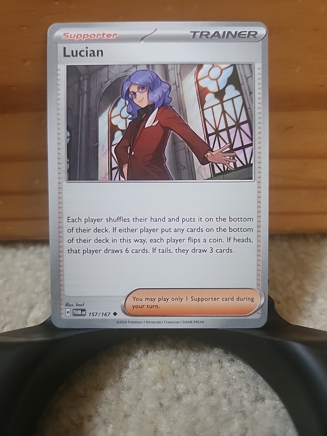 Lucian 157/167 Regular - Pokemon Sv: Twilight Masquerade (NM)