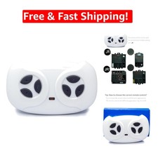 Durable White Bluetooth Remote Control for Kids Electric Trucks - 12V Compatible