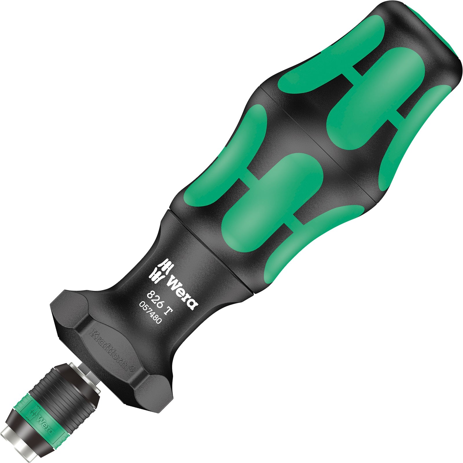 Wera 826 T Kraftform Turbo Bits Handholder - Rapidaptor 1/4"" x 146mm