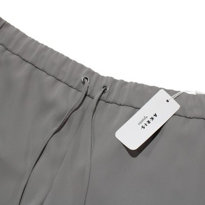 Akris Punto NWD Mike Drawstring Pull On Pants Size 14 US in Solid Gray Polyester
