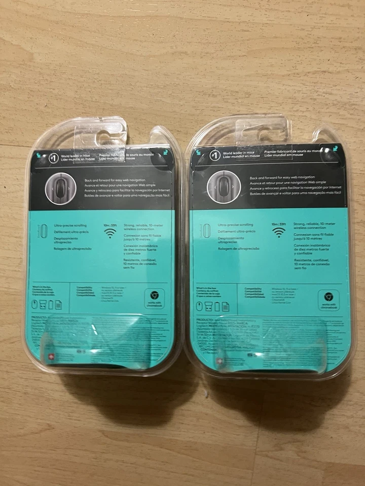 2 Logitech M325s Wireless Optical Ambidextrous Mouse 910-006825 Black - Image 4 of 4