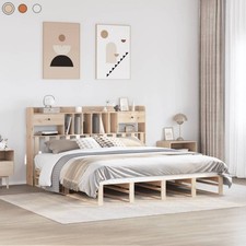 Modern Bookcase Bed Mattress Foundation for Bedroom Bedstead Bed Base Double Bed
