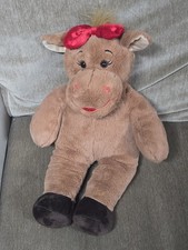 Build A Bear Workshop Holly Brown Holiday Christmas Moose 15" Plush