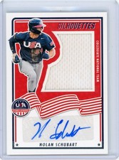 NOLAN SCHUBART PATCH AUTO 2025 Panini USA Baseball Stars & Stripes /199