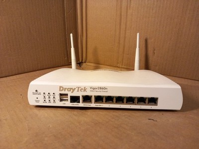 DrayTek Vigor2860n vDSL2 Wireless Security Firewall Netzteil fehlt