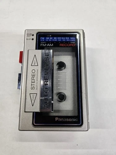 Vintage WALKMAN PANASONIC RX-S28 AM FM Portable Cassette/headphones  PARTS ONLY