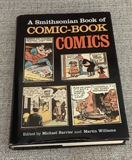 A SMITHSONIAN BOOK OF COMIC-BOOK COMICS 1981 1st Superman Batman Reprints 