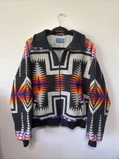 Vintage Pendleton Chief Joseph Navajo Aztec Pattern High Grade Western Wear
