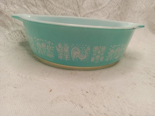 Vintage  Pyrex Amish Butterprint 1pt. Casserole Dish #471- No Lid