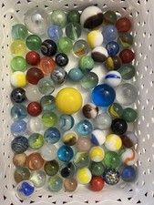 1 LB Mixed Lot of Marbles - Variety Lot M-2