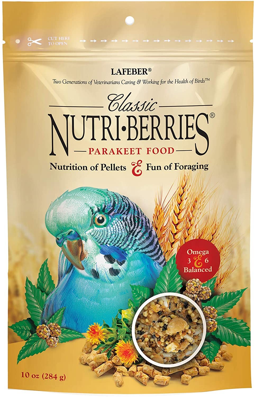 Lafeber's Classic Nutri-Berries Nutritional Pellet Parakeet 