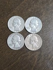 Washington Quarters $1 Face Value 90% Silver-1952,1953,1954D,1964D