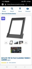 Keylite Roof Windows - Tile Flashing - 780 x 1180mm - TRF 05 - Grey