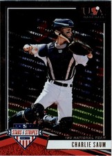 2019 USA Baseball Stars and Stripes Longevity #63 Charlie Saum - BB