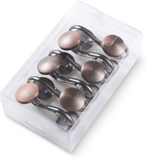 Bronze Shower Curtain Hooks, Rustproof Shower Hooks for Shower Curtain Bathro...