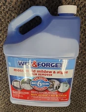 Wet & Forget Outdoor Moss, Mold and Mildew Stain Remover Concentrate- 1 gallon