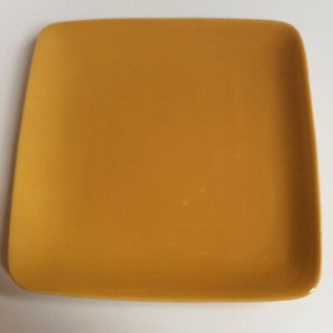 Kathy Ireland Stoneware Serving Platter -12" x 12"-Color Gold-Never Used
