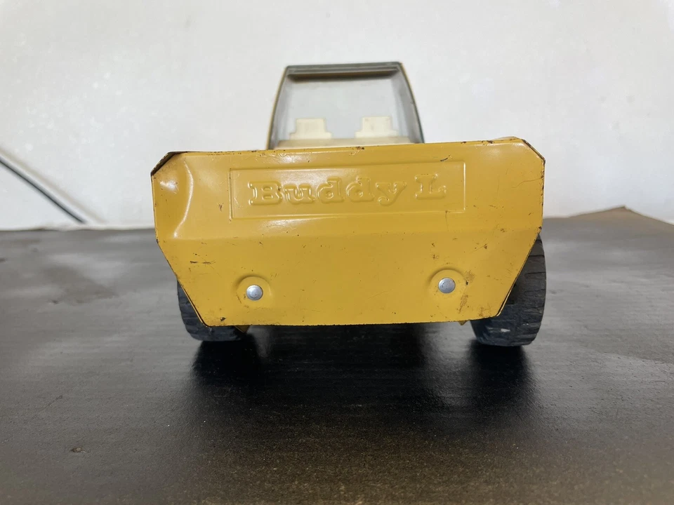 BUDDY L PASTILLA VINTAGE AÑOS 60 ACERO PRENSADO USADA 6”W6”T13.5” Larga HECHA EN EE. UU. RARA Foto 4 de 4