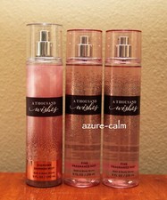 Bath  Body Works A THOUSAND WISHES Diamond Shimmer x 1 Body Mist x 2 8ozs Set