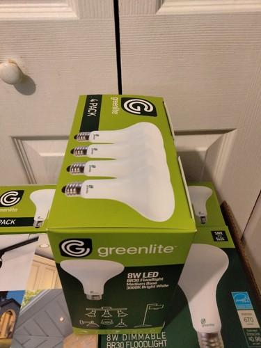 LED BR30 Floodlight 8w = 65w Equivalent 3000k Soft White E26 Base 670L Dimmable - Picture 7 of 8