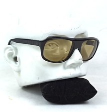 PERSOL MANAGER 6286 SUNGLASSES VINTAGE BLACL FRAME ITALY 50s PILOT 56-20 140 MM