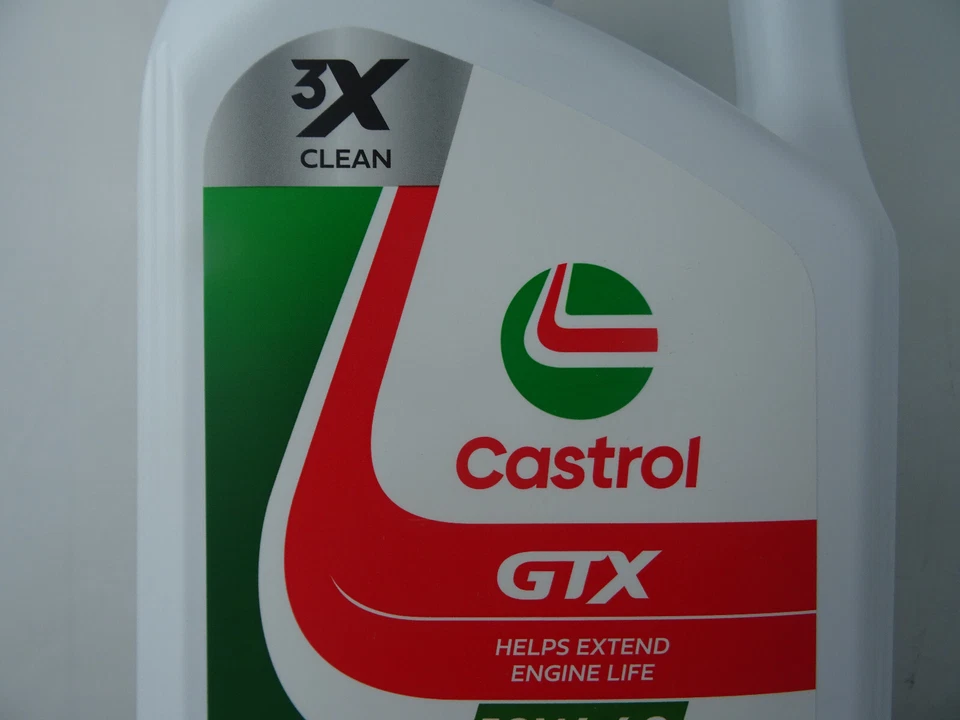 Castrol GTX 10W40 Motoröl ehemals Ultraclean Öl A3/B4 VW 50101 50500 MB 5Liter - Bild 2 von 4