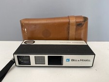 Vntage Bell Howell Picture Master Pocket Camera With Case Film Black