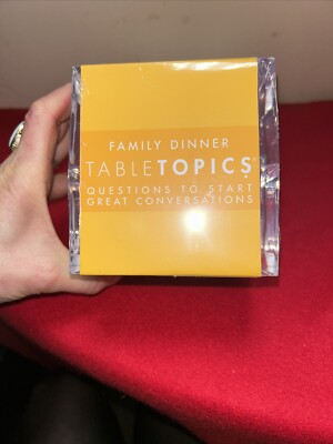 NEW Table Topics Family Dinner Questions to Start Great Conversations Game 