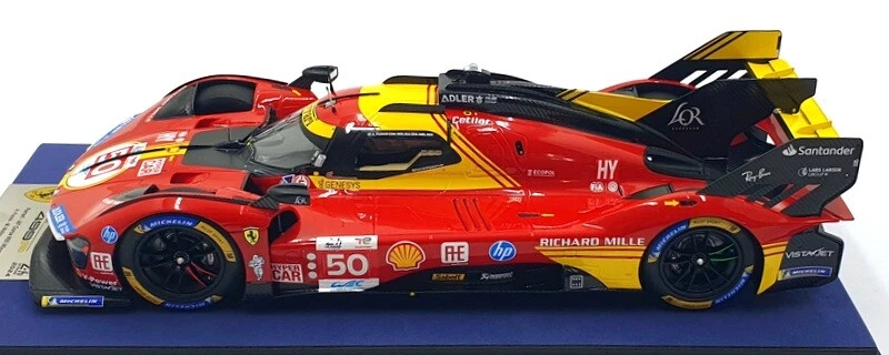 Looksmart 1/18 Scale Resin LS18LM048 - Ferrari 499P #50 1st Le Mans 2024 - Image 4 of 4