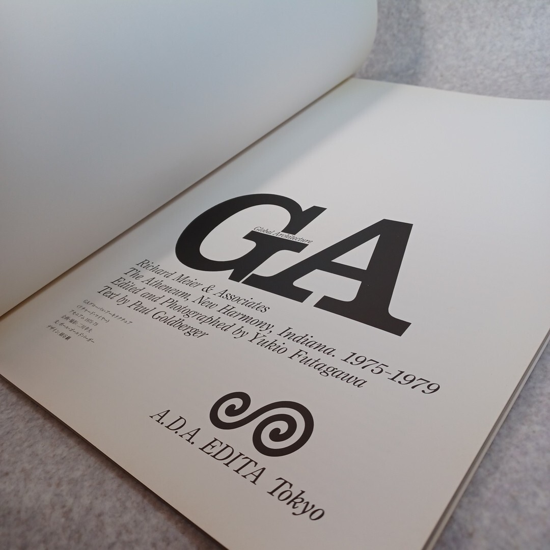 vru　GA GLOBAL ARCHITECTURE BOOK GA Global Architecture 60 Richard Meier The Atheneum Yukio
