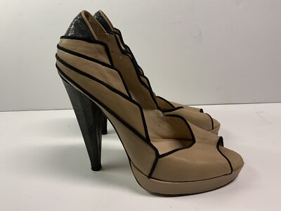 Chrissie Morris Open Toe Pumps Shoes Size 39-See Description | eBay