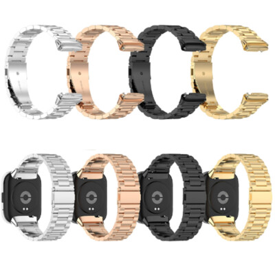 For Redmi Watch 3 Lite/Watch 3 Active Stainless Steel Metal Watch Strap Band